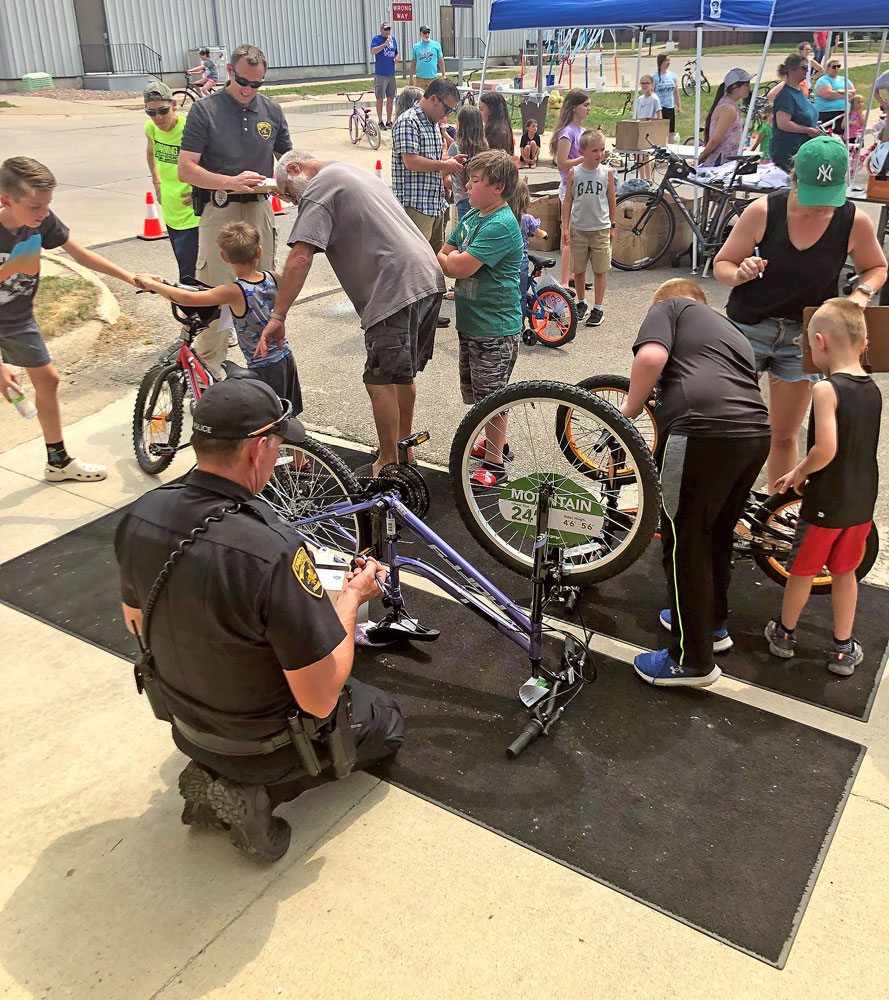 CCPD hosts annual Bike Rodeo