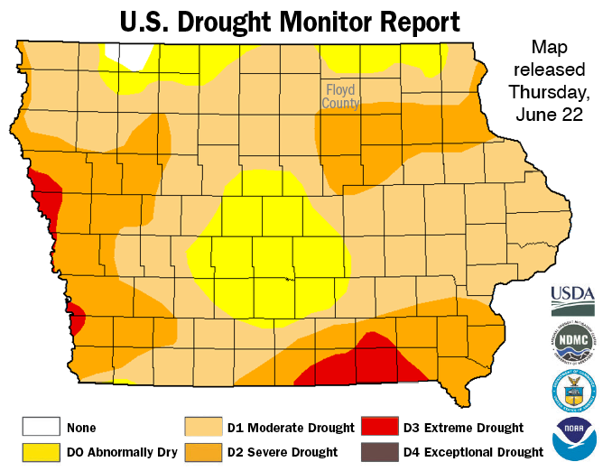 Drought concerns grow as rain stays away from Floyd County