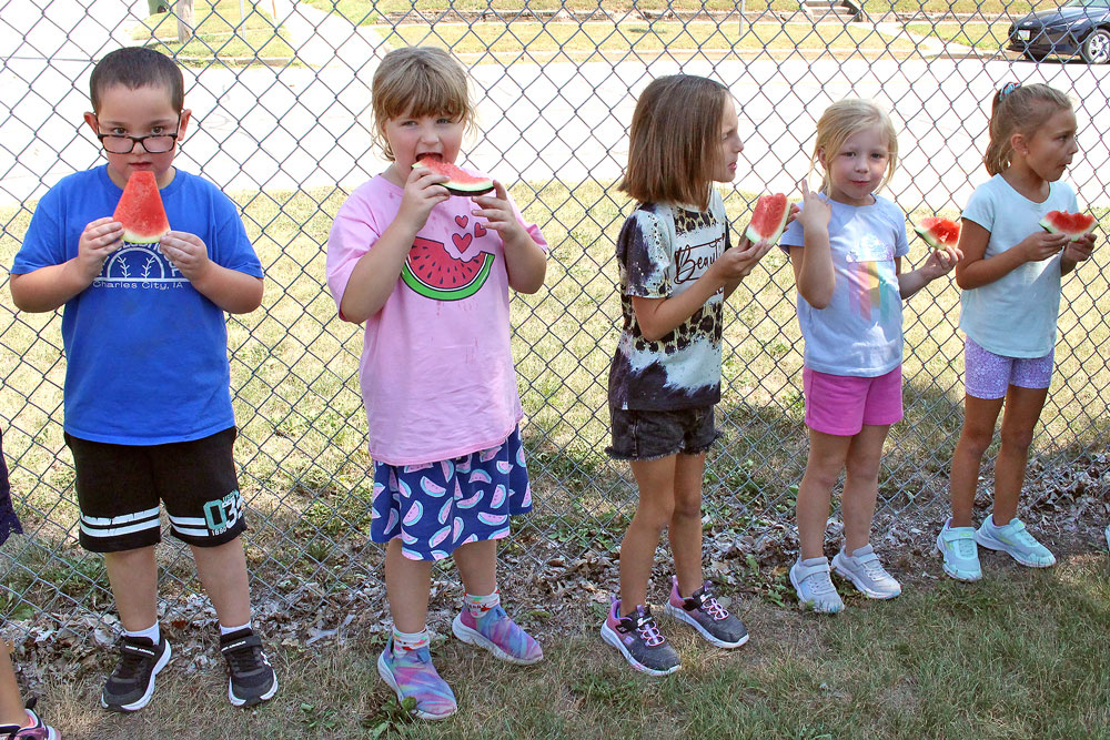 IC celebrates school year’s start with watermelon feed