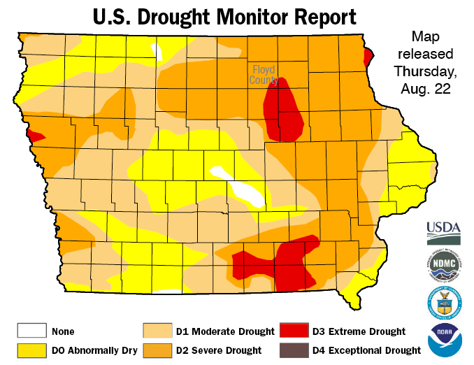 Drought conditions worsen in Floyd County area