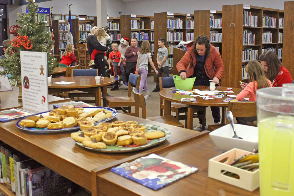Charles City Library hosts holiday open house