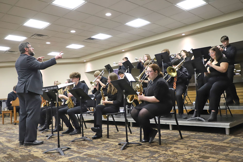 Charles City High School Jazz Band participates in Triton Jazz Festival