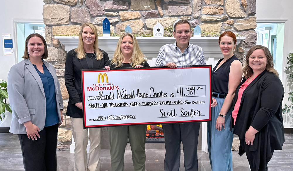 Soifer Family McDonald’s donates more than $41,000 to Ronald McDonald House Charities