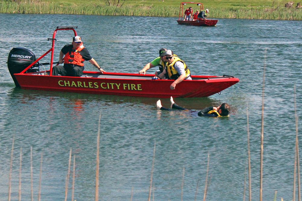 Area first responders receive multi-agency water rescue training