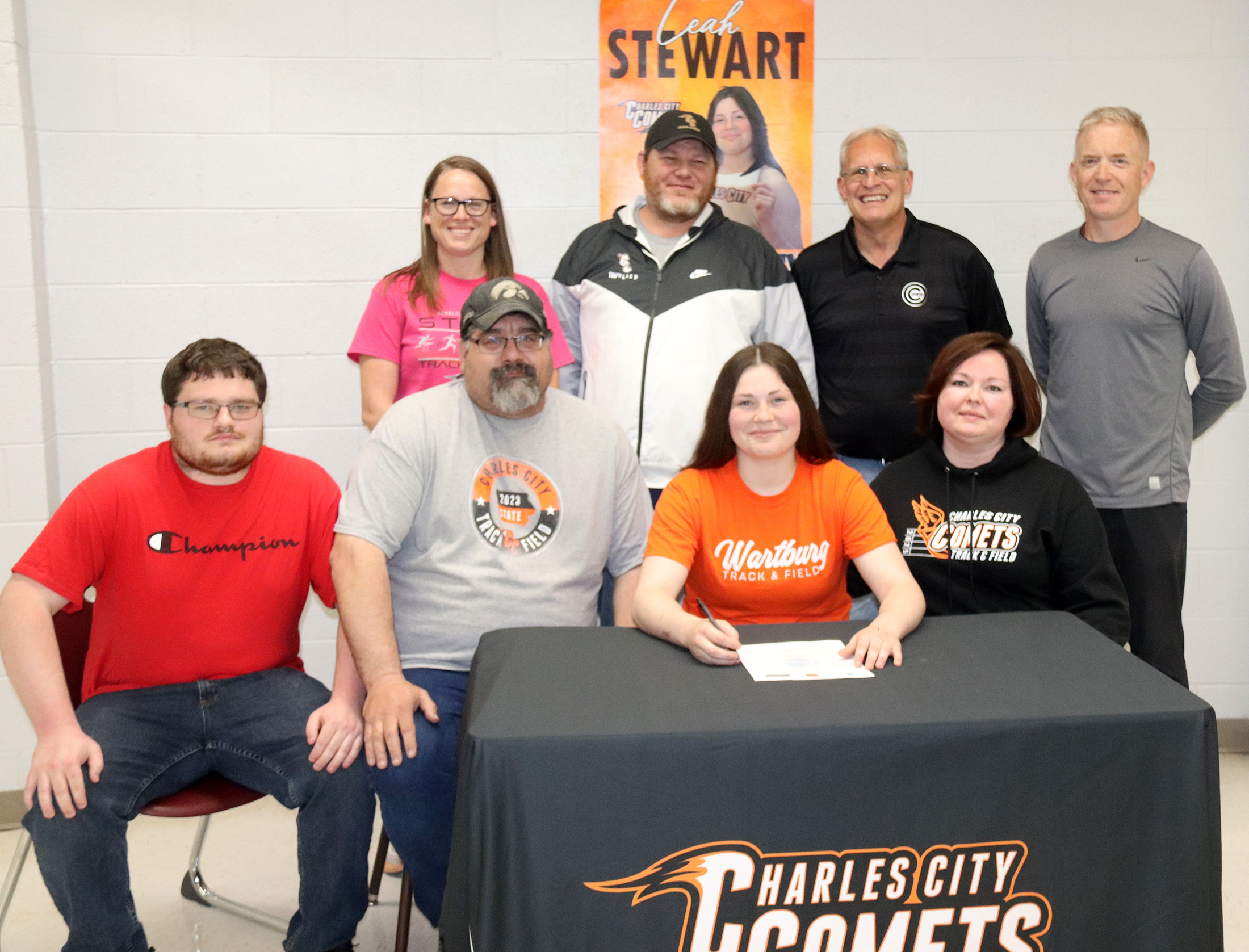 Leah Stewart signs to throw with the Wartburg College Knights