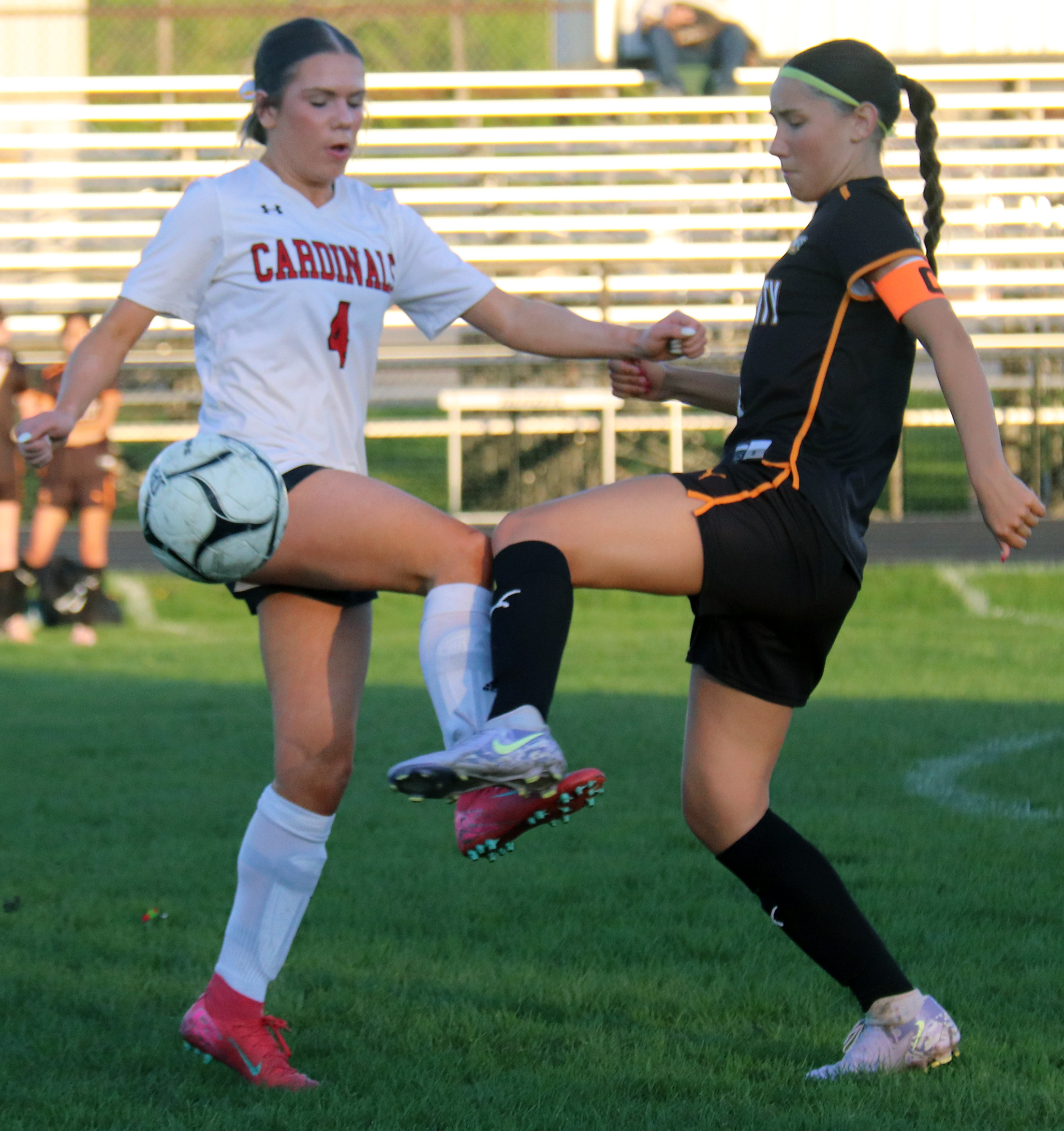 Comet girls soccer team reaches .500 with 3-1 win over Broncos