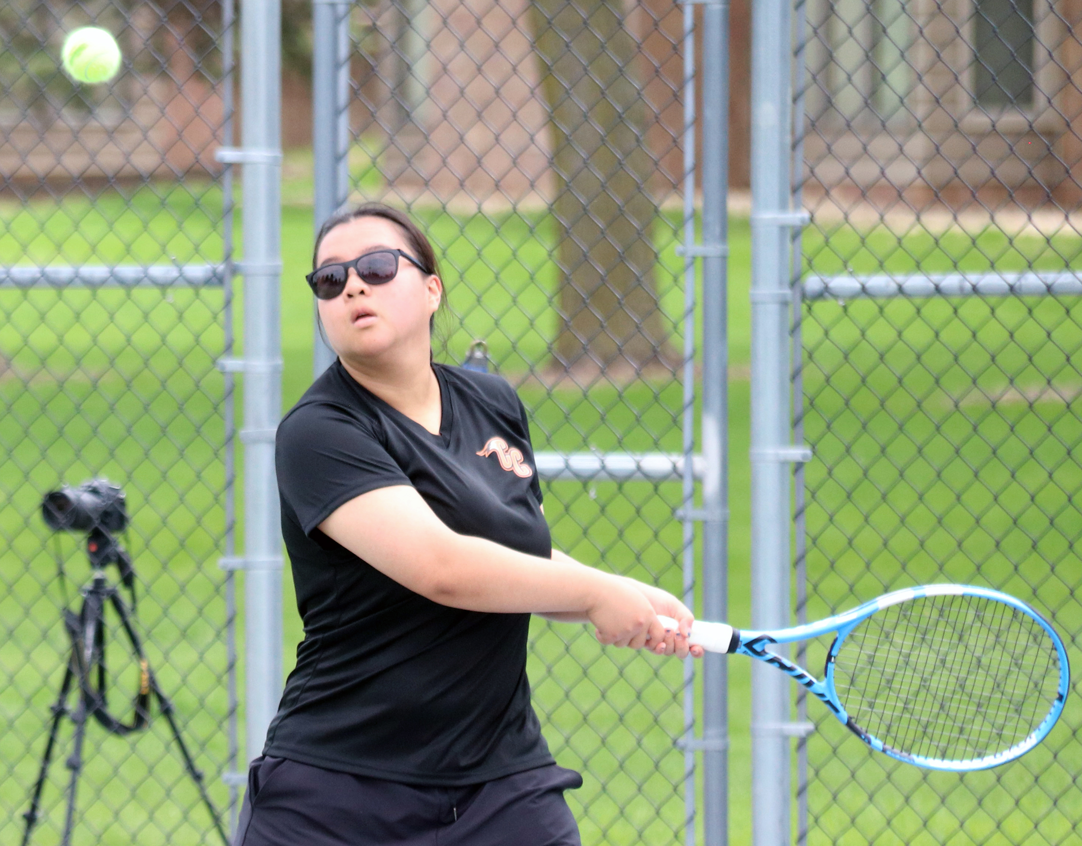 Sofia Alinea nets historic regional tennis singles title for Comets