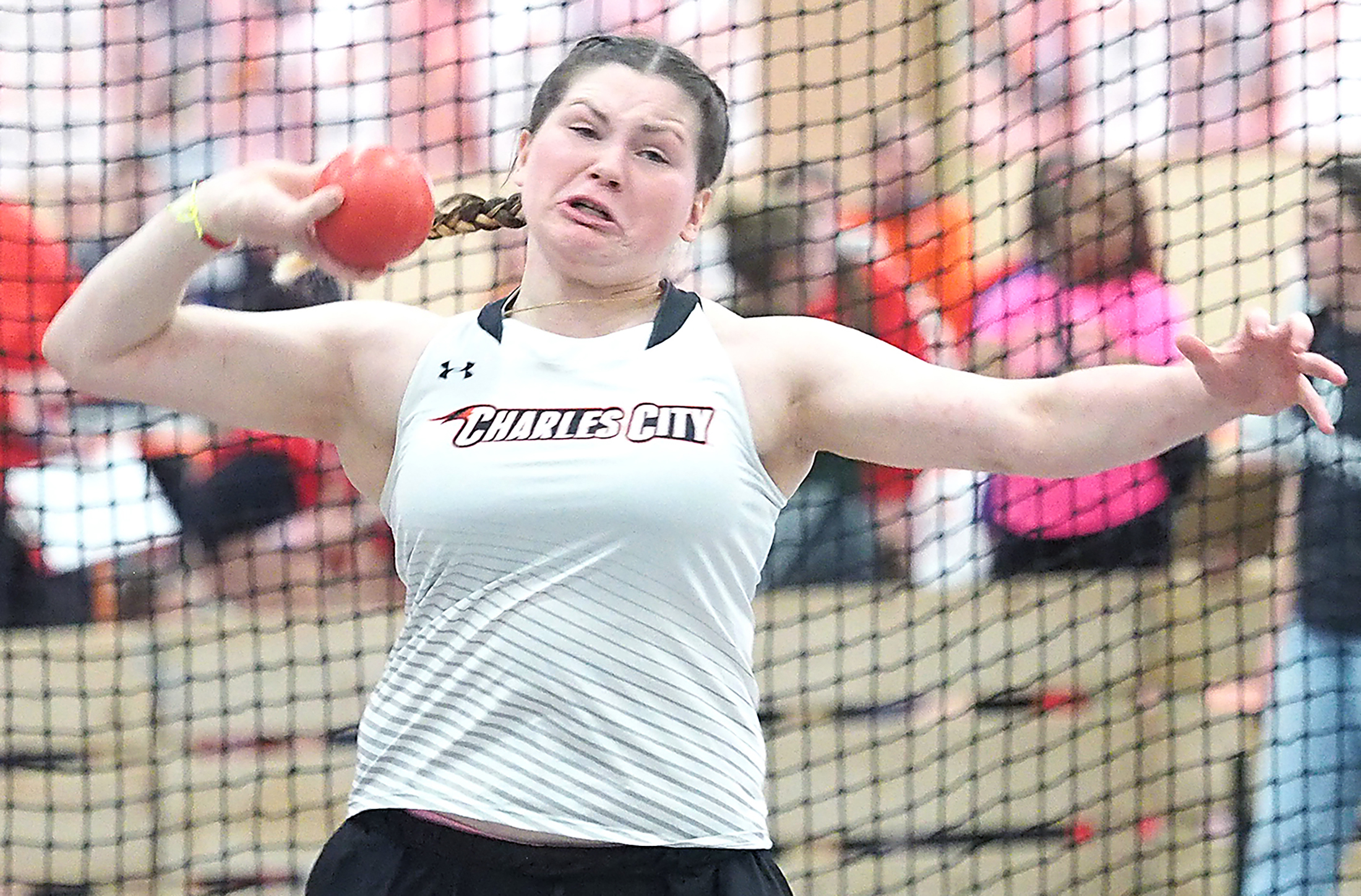 Leah Stewart qualifies for state in discus and shot put
