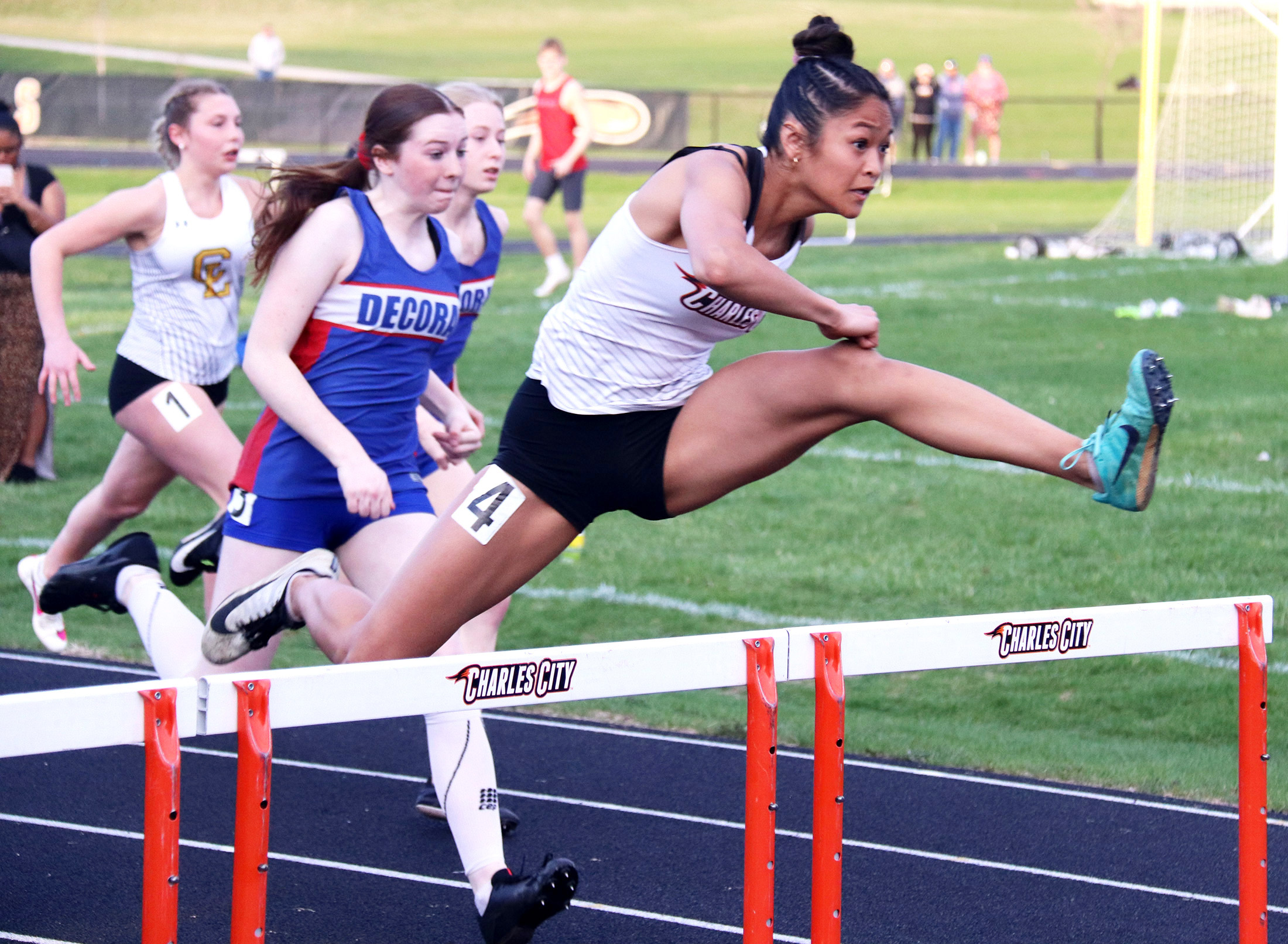 Sofia Calpito qualifies for state in the long jump, 100-meter hurdles