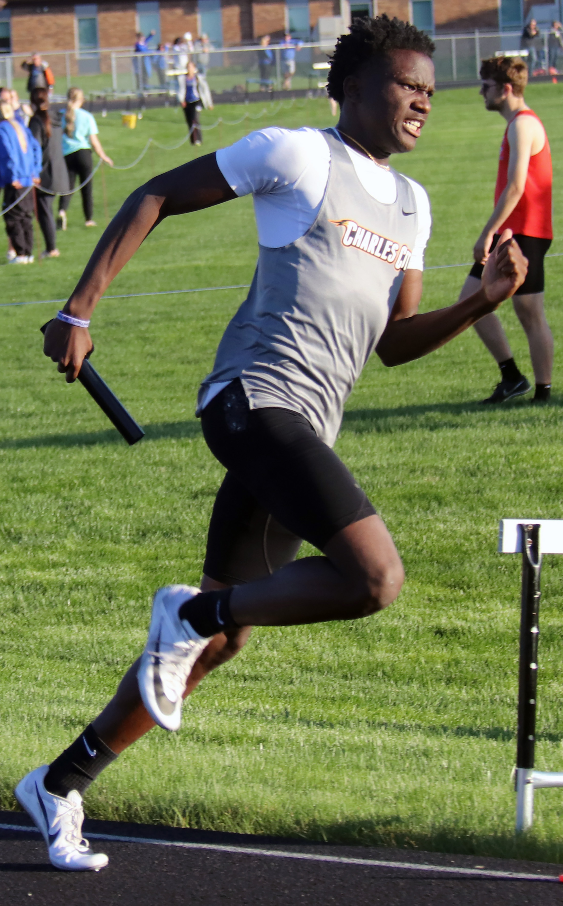 Victor Ward qualifies for state in the 100 and 200 dashes, and the distance medley relay