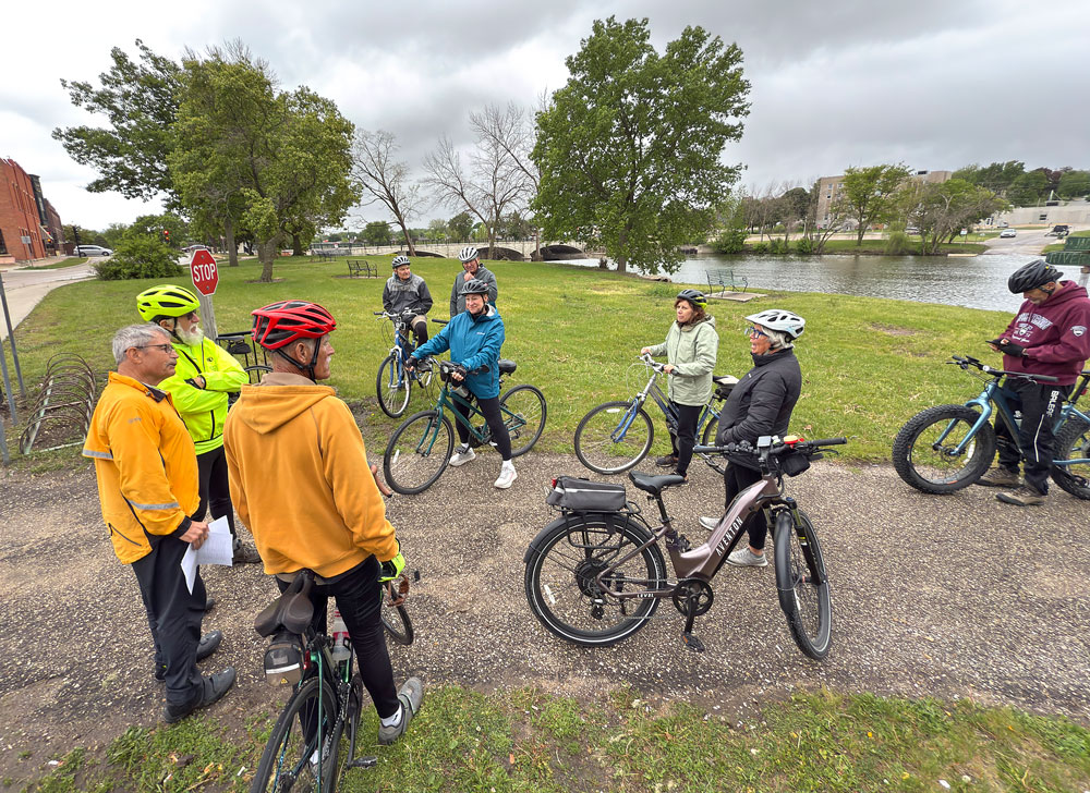 Charles City Ride of Silence remembers in the rain
