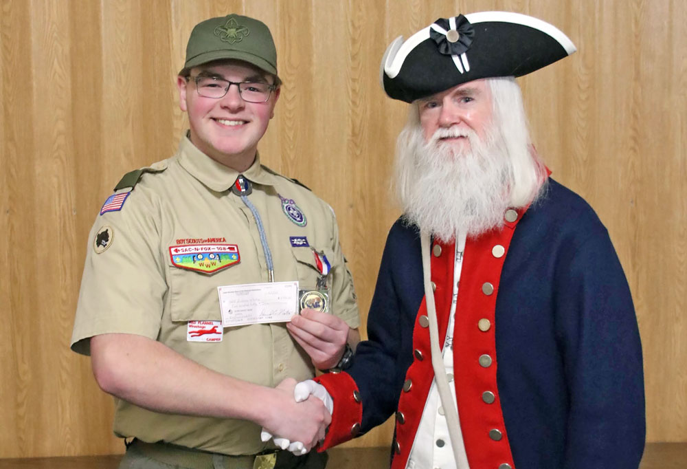 Eagle Scout wins revolutionary scholarship