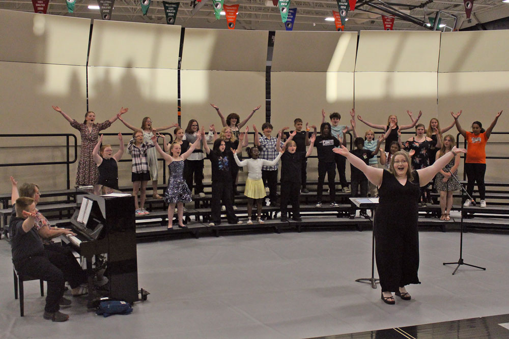 Middle school music wraps up performing season with spring concert