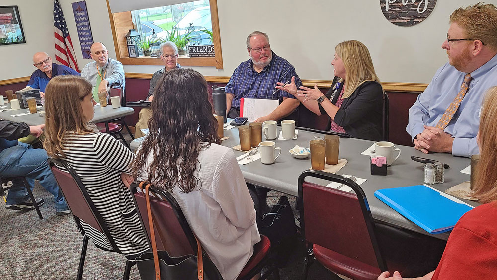 Caffeinated community congregates for Coffee and Conversation
