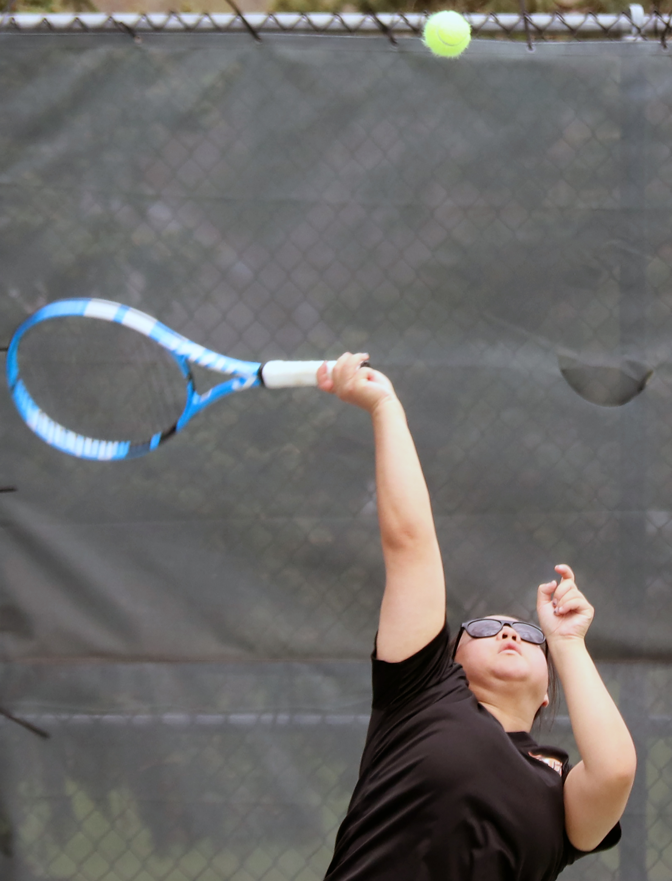Sofia Alinea’s tennis season ends at Class 1A State Singles Championship