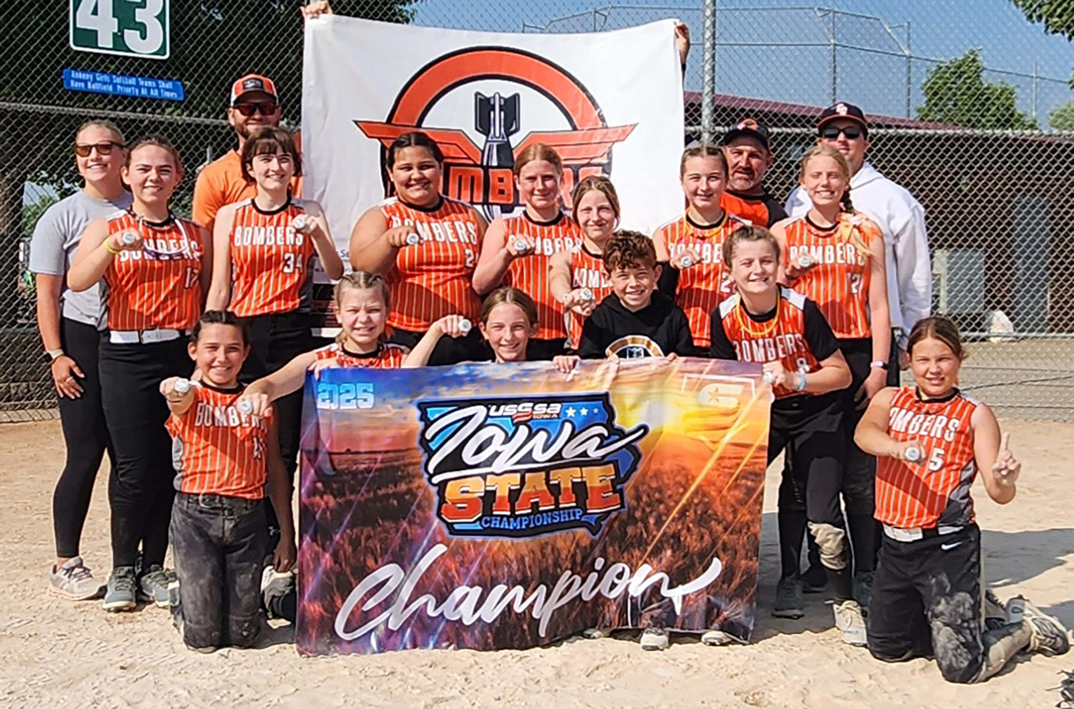 Bombers win state softball tournament; to hold tryouts on July 7