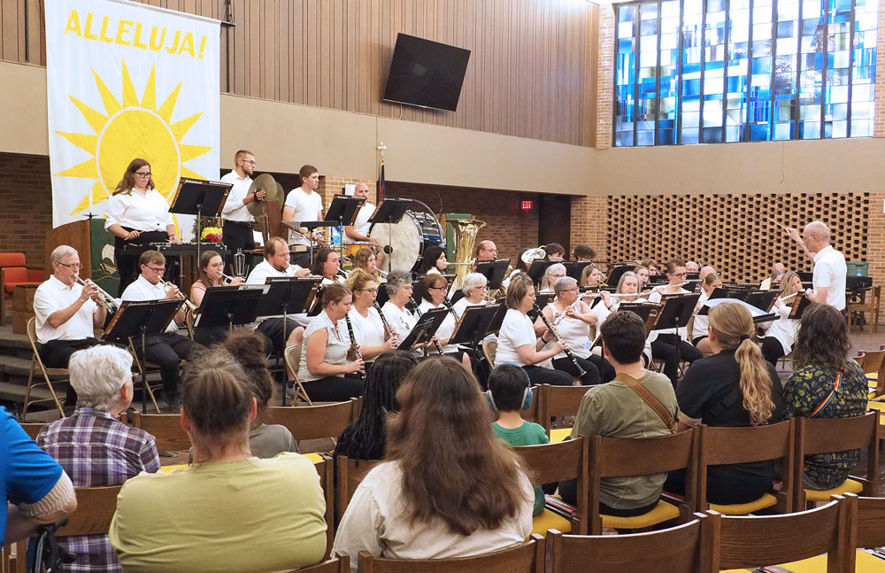 Mother Nature sends Charles City Municipal Band indoors again