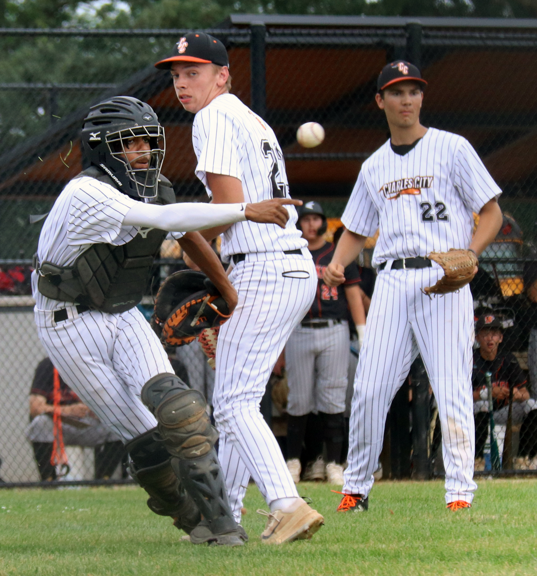 Indians flash leather while sweeping Comets in NEIC baseball doubleheader