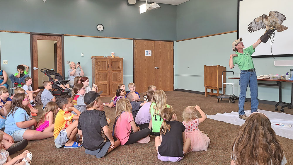 Raptor program has kids watching like a hawk