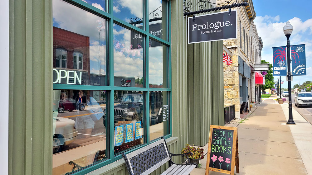 Charles City a stop on independent bookstore tour